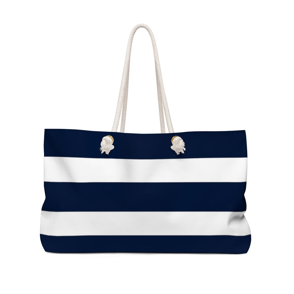 Classic Striped Bag in Navy