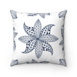 Geometry in Flowers Statement Pillow