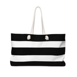 Classic Striped Bag in Black