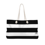 Classic Striped Bag in Black